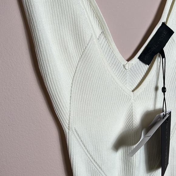 Kendall + Kylie Ivory Ribbed Bodycon Tank Top size S- NWT - Picture 6 of 14